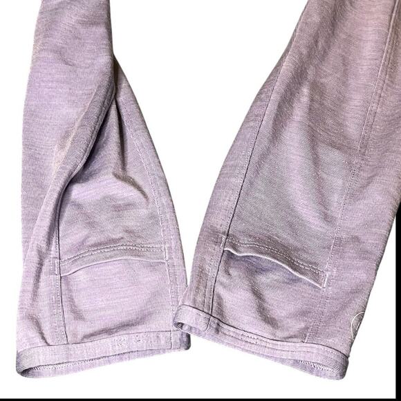 Allbirds Running Top Womens Medium Purple Thumb Hole Performance 1/4 Zip Wool - Picture 9 of 10